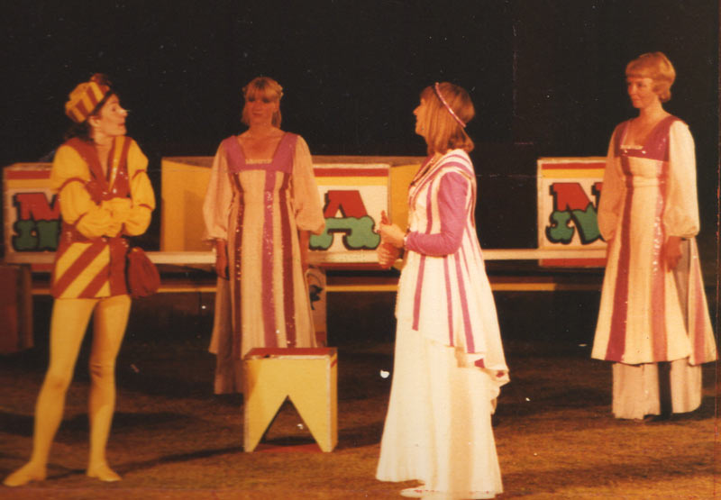 Suzanne Bonin, Geraldine Slinger, Penny Lamb, Cathy Harland