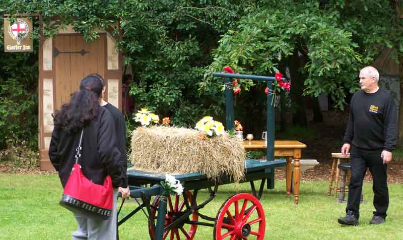 Elspeth McCaig, Nigel Cooper and the cart